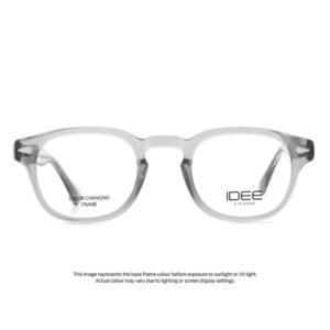 IDEE 2309 Unisex Square Photochromatic Color Changing Frames