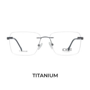 IDEE 2414 Men Square Titanium Frames