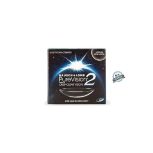 Bausch Lomb PureVision2 HD contact lenses 6 Lens per Box